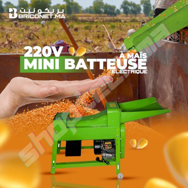 Mini batteuse à maïs électrique 220v