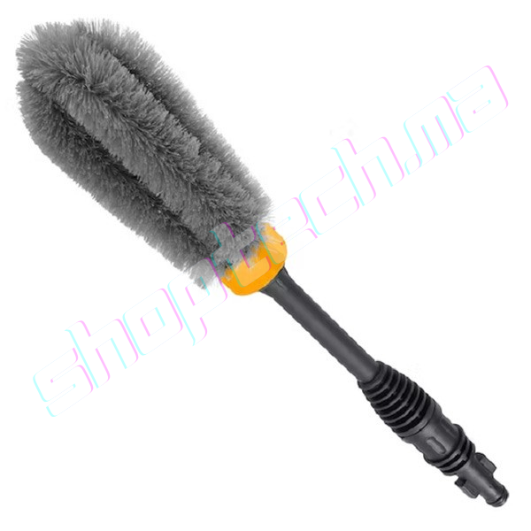 Brosse à pneu pour nettoyeur haute pression