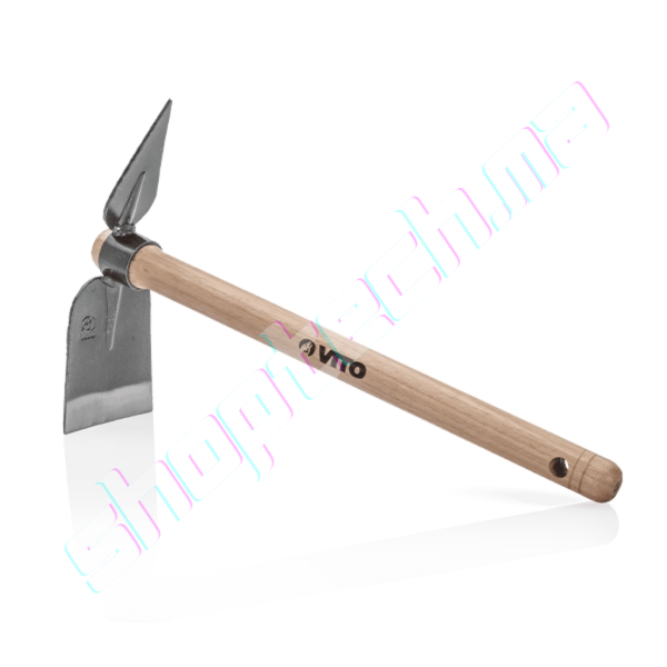 Serfouette panne et langue avec manche en bois