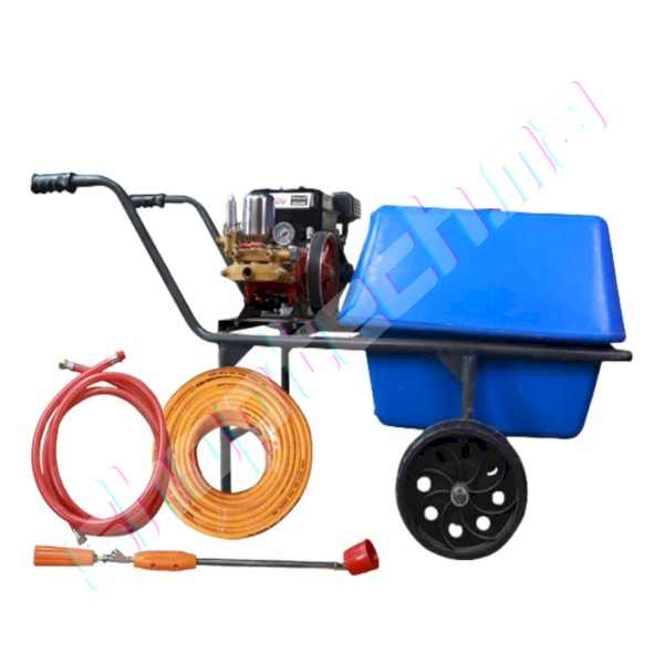 Pulvérisateur 22a a réservoir bleu 120l avec moteur essence gpx