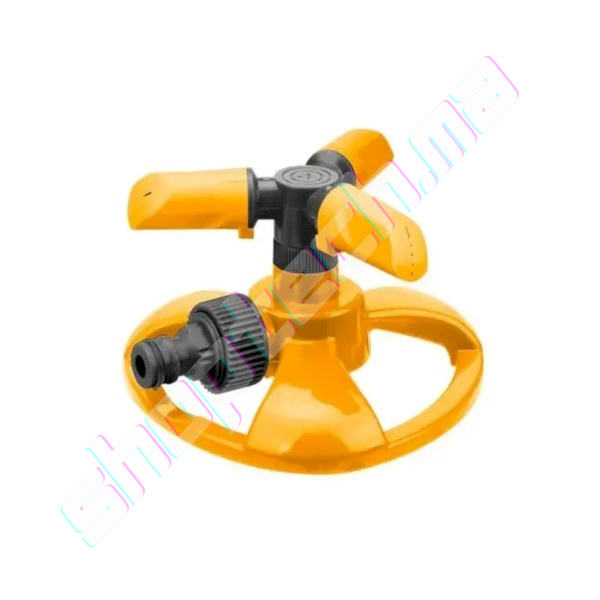 Arroseur rotatif à 3 bras en plastique 16.5*14*8cm