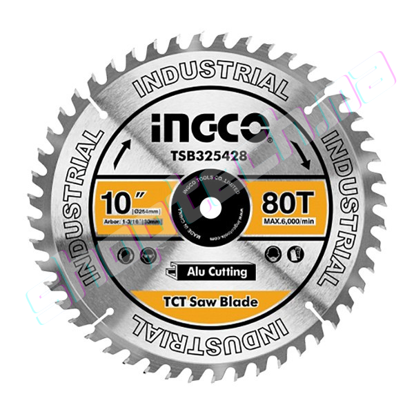 Disque alu 254mm 80 dents